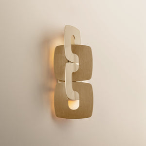 Close-up of the Trentino Wall Sconce showing the arm curve and shade silhouette.