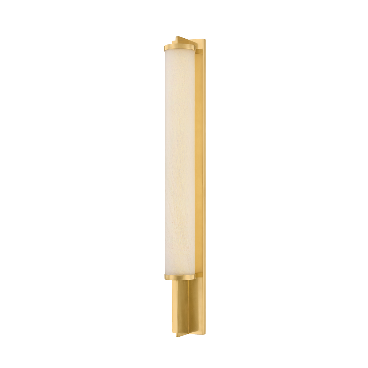 Northfield Wall Sconce 2.75" in aged brass — a Hudson Valley wall sconce for bathrooms, hallways, and living rooms at Laurie Yapp Home.