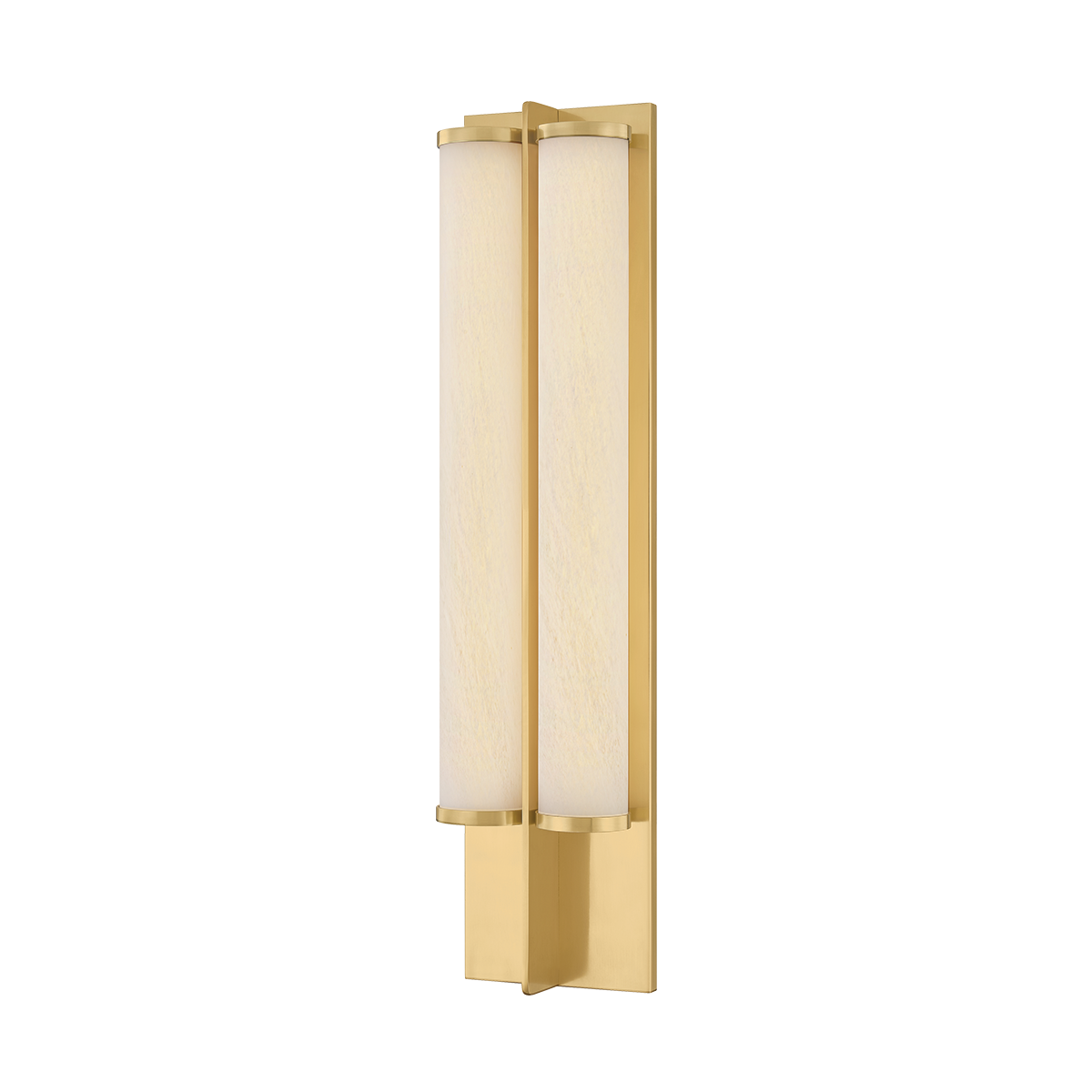 Northfield Wall Sconce 5.5" in aged brass — a Hudson Valley wall sconce for bathrooms, hallways, and living rooms at Laurie Yapp Home.