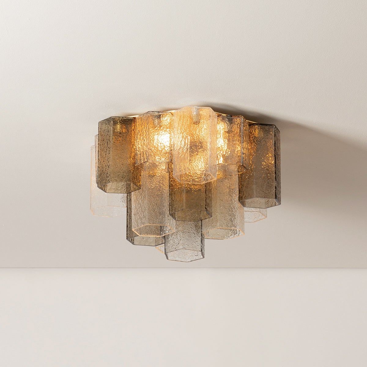 Helsinki Semi Flush 18.5" — a Corbett flush mount for hallways, bedrooms, and entryways at Laurie Yapp Home.