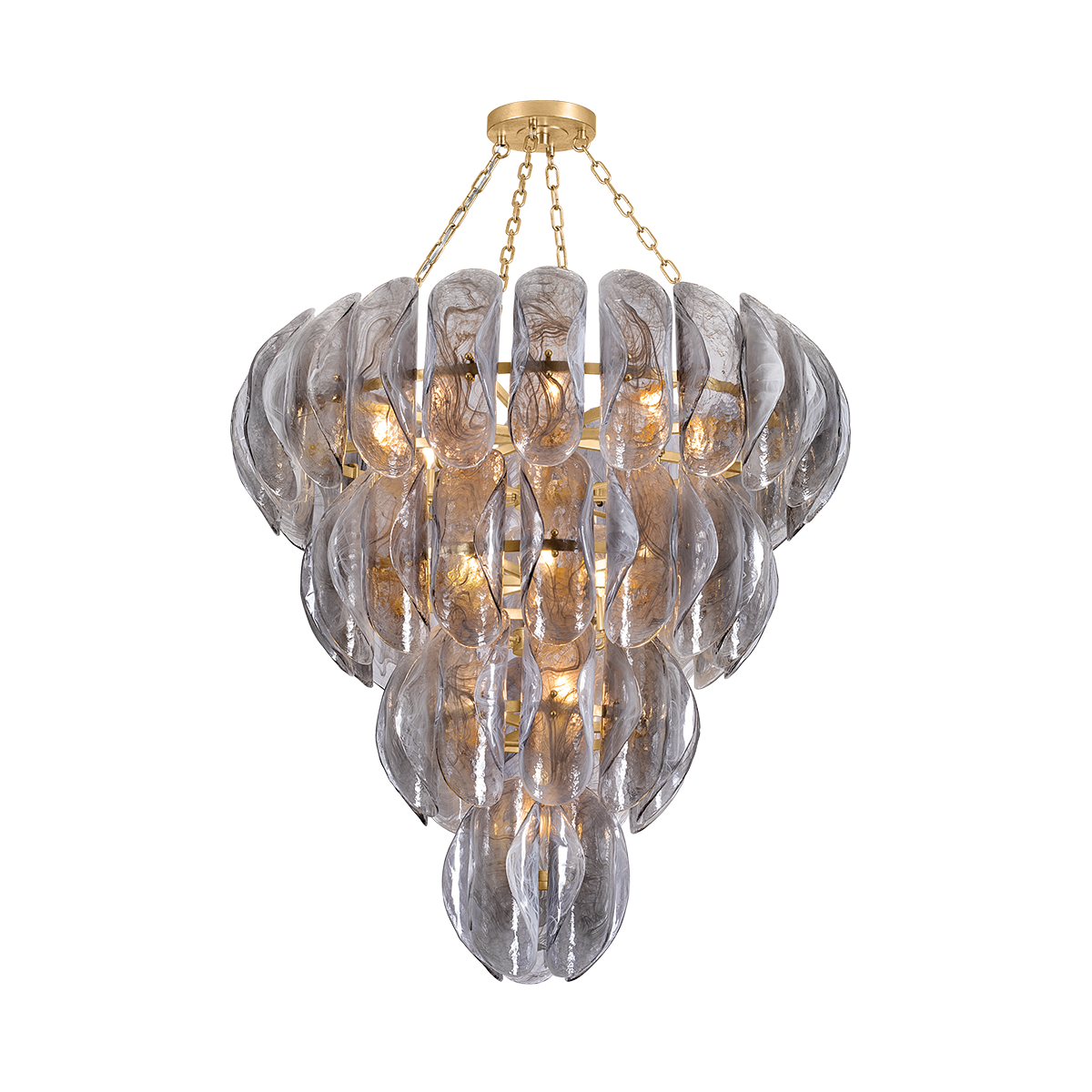 Anatase Chandelier 44" — a Corbett chandelier for dining rooms, entries, and living rooms at Laurie Yapp Home.