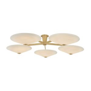 Cologne Flush Mount 60" — a Corbett flush mount for hallways, bedrooms, and entryways at Laurie Yapp Home.