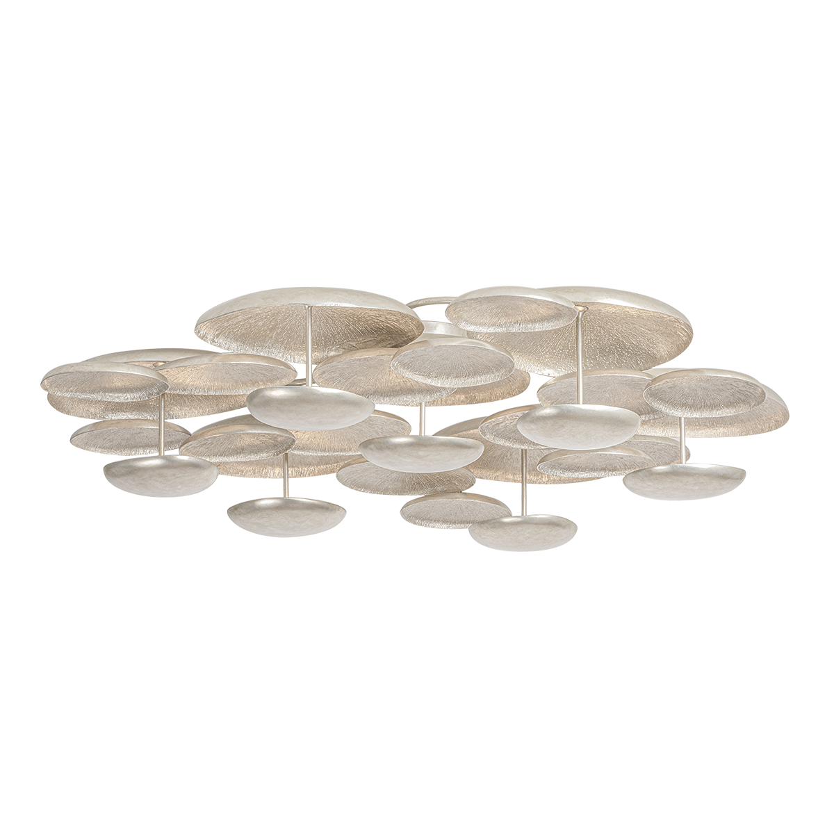 Fistral Semi Flush 58.5" — a Corbett flush mount for hallways, bedrooms, and entryways at Laurie Yapp Home.