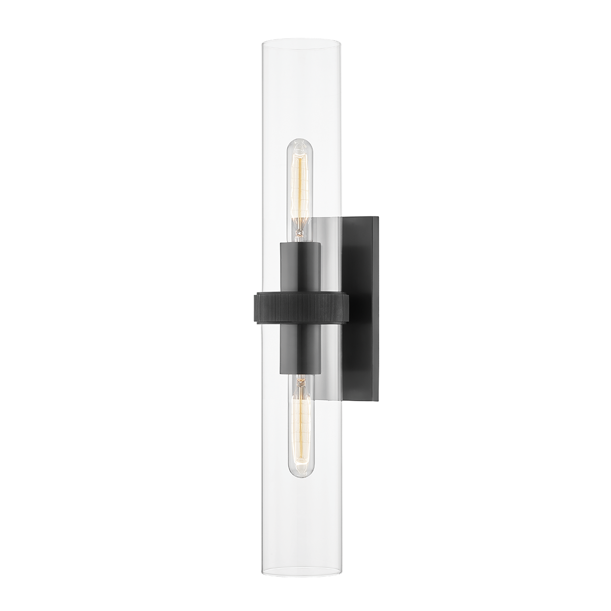 Briggs Wall Sconce 4.5" x 23" in aged brass — a Hudson Valley wall sconce for bathrooms, hallways, and living rooms at Laurie Yapp Home.