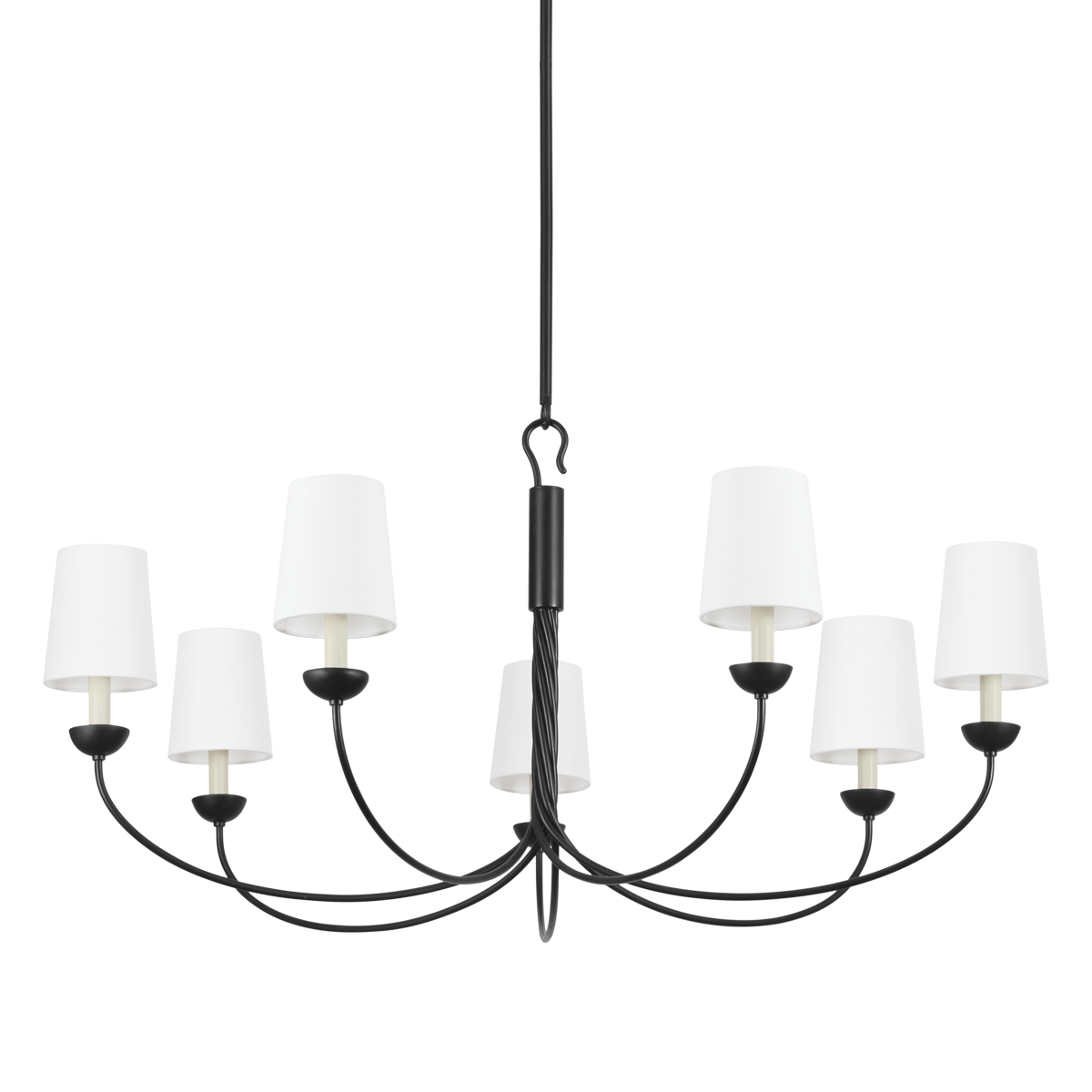 Montpelier Chandelier 48" — a Hudson Valley chandelier for dining rooms, entries, and living rooms at Laurie Yapp Home.
