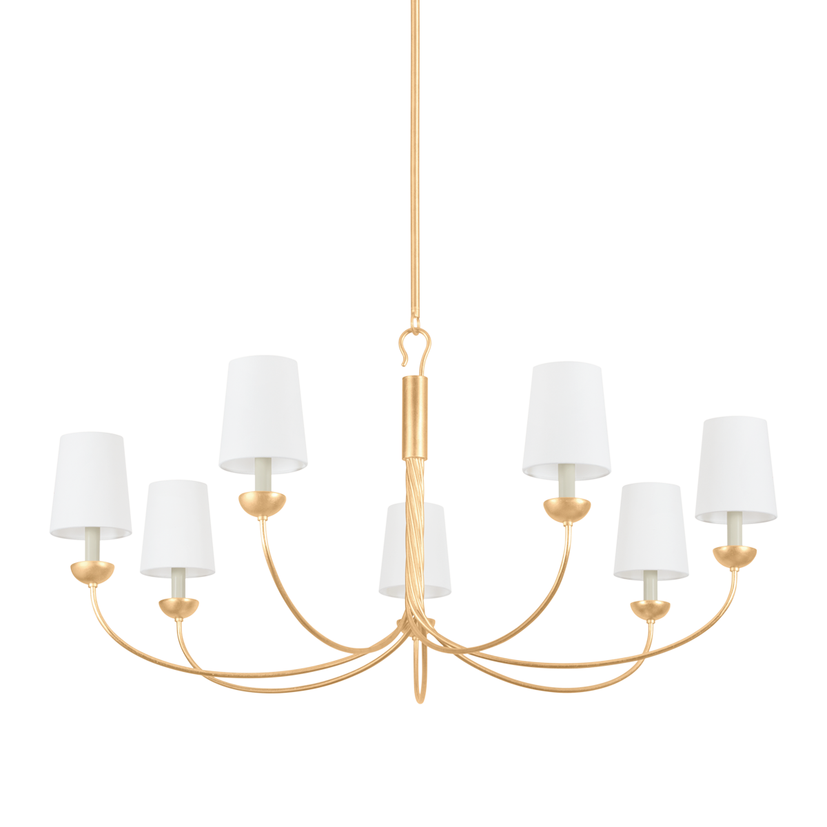 Montpelier Chandelier 48" — a Hudson Valley chandelier for dining rooms, entries, and living rooms at Laurie Yapp Home.