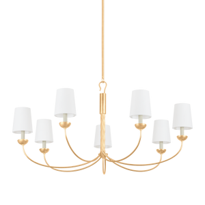 Montpelier Chandelier 48" shown from a second angle to highlight the frame, arms, and shade detail.