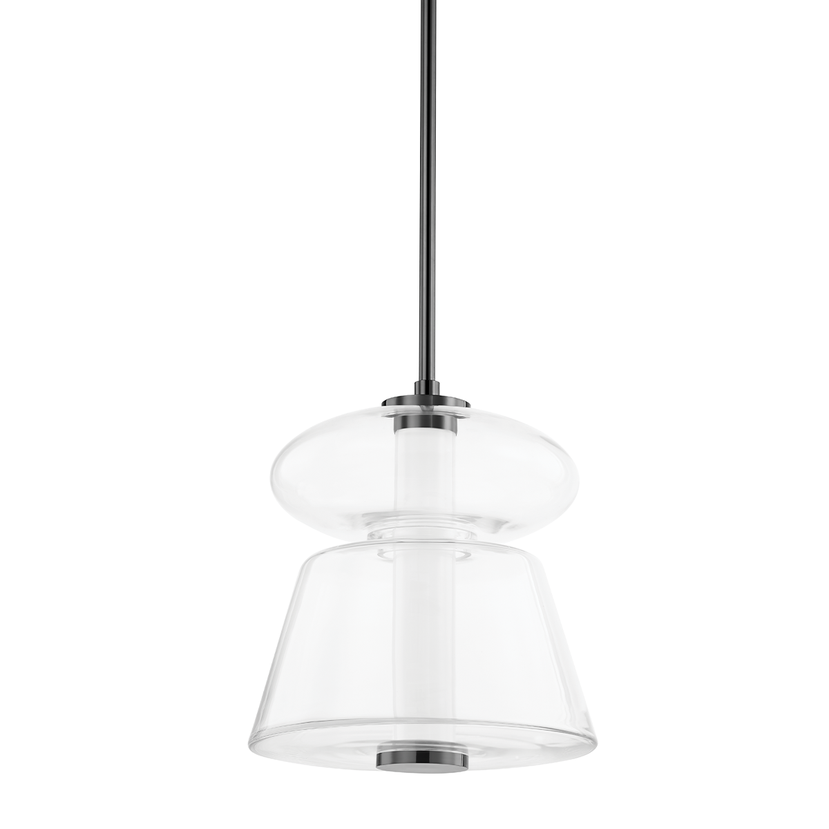 Palermo Pendant 13" in aged brass — a Hudson Valley pendant for kitchens, entries, and dining rooms at Laurie Yapp Home.