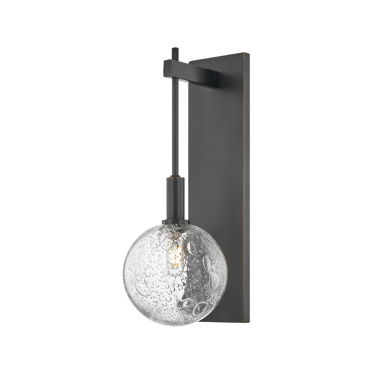 Onteora Wall Sconce in aged brass — a Hudson Valley wall sconce for bathrooms, hallways, and living rooms at Laurie Yapp Home.