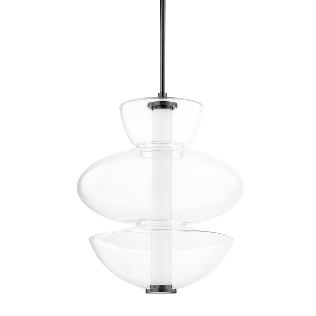 Palermo Pendant 19" in aged brass — a Hudson Valley pendant for kitchens, entries, and dining rooms at Laurie Yapp Home.