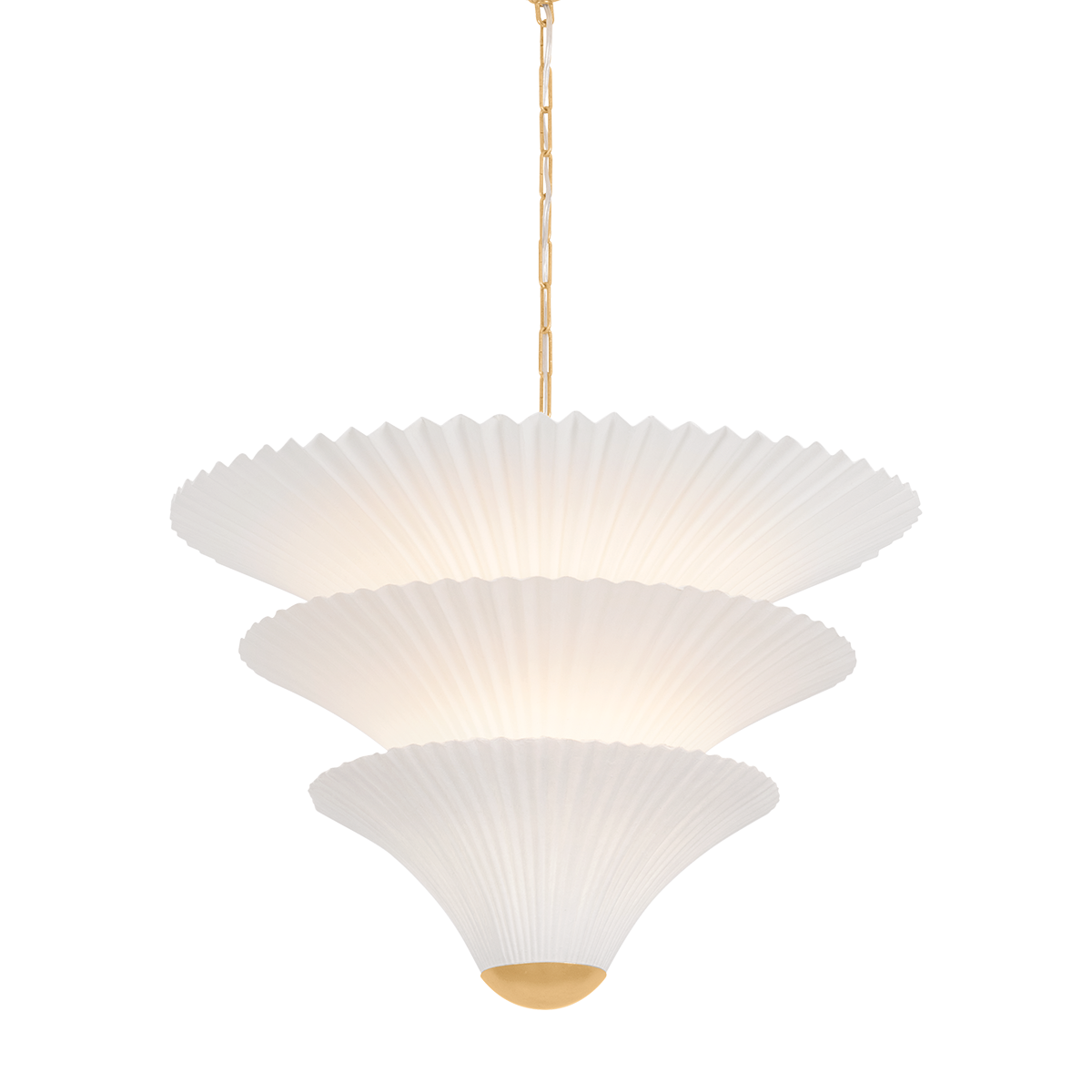 Belluno Chandelier 28" — a Corbett chandelier for dining rooms, entries, and living rooms at Laurie Yapp Home.