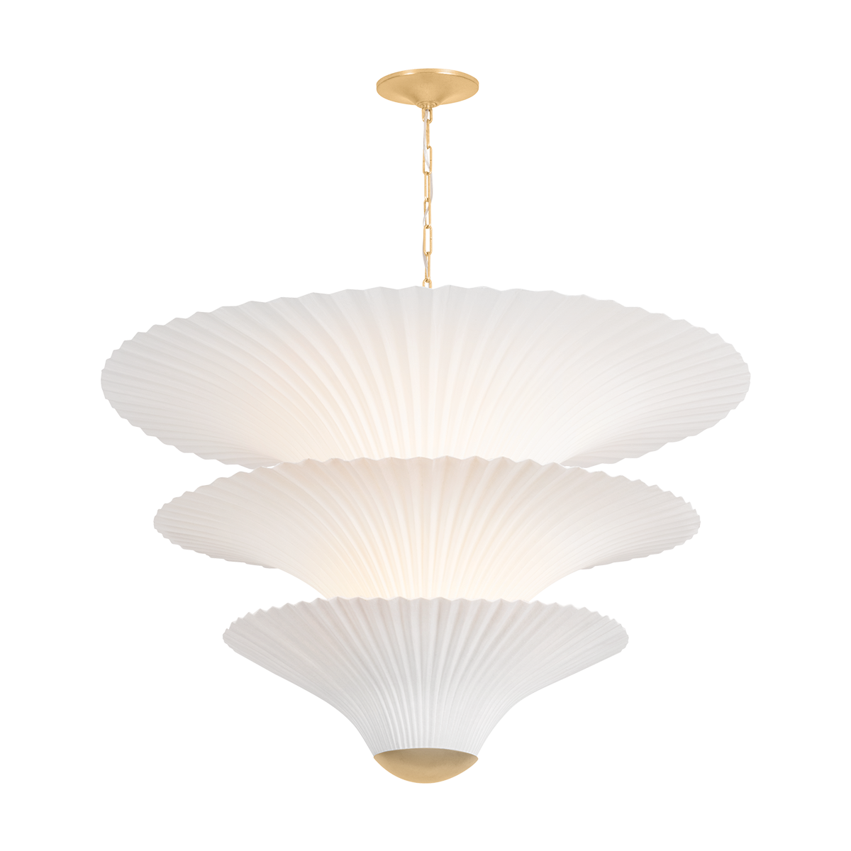 Belluno Chandelier 40" — a Corbett chandelier for dining rooms, entries, and living rooms at Laurie Yapp Home.