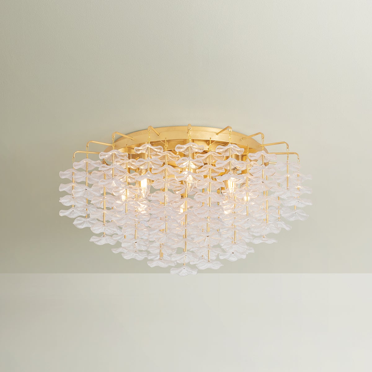 Alsace Semi Flush 24" — a Corbett flush mount for hallways, bedrooms, and entryways at Laurie Yapp Home.