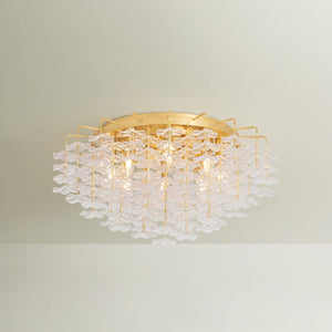 Alsace Semi Flush 24" shown from a second angle to highlight the shade profile and mounting canopy.