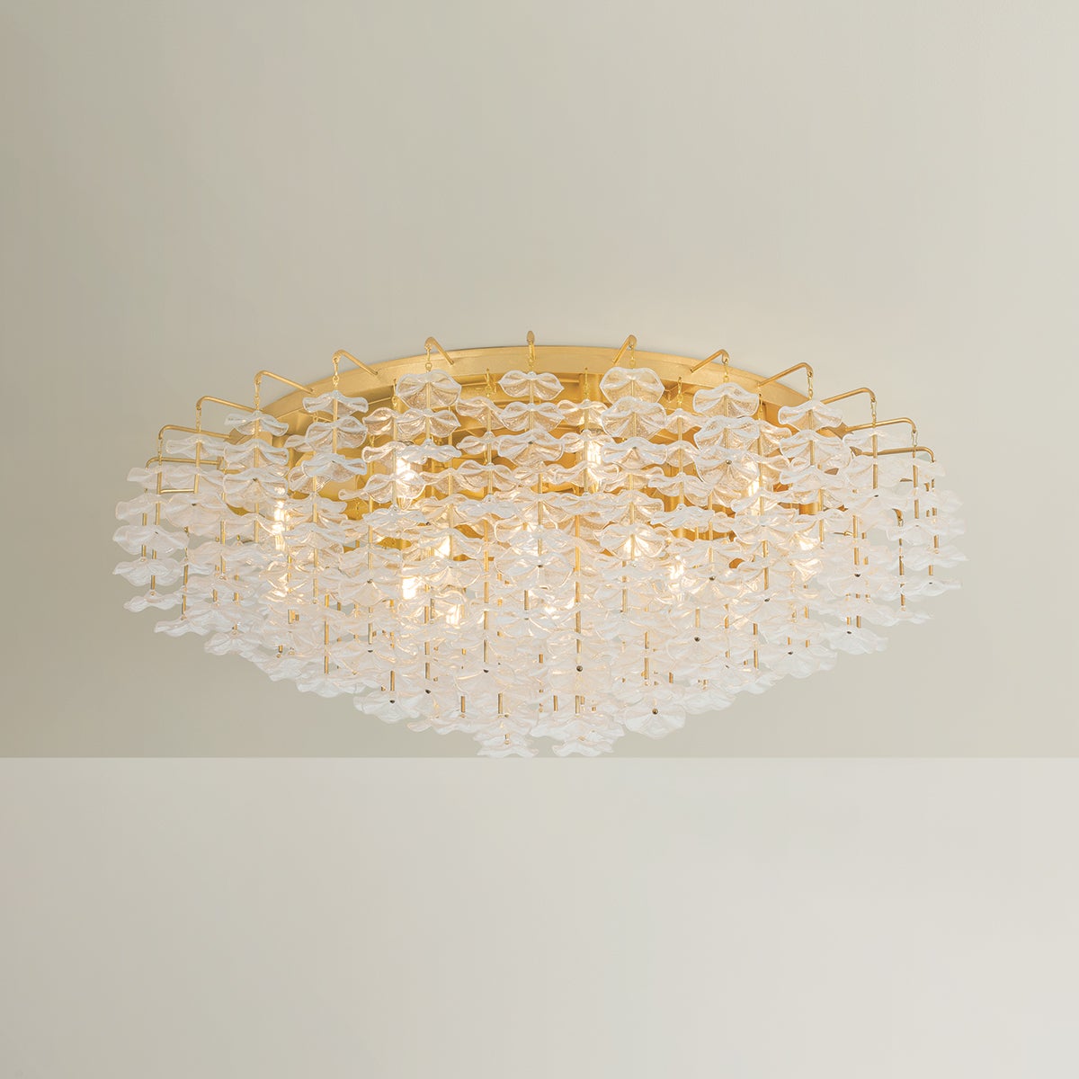 Alsace Semi Flush 36" shown from a second angle to highlight the shade profile and mounting canopy.