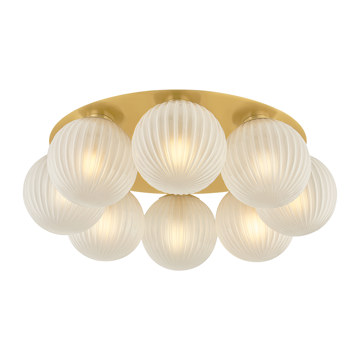 Vernazza Flush Mount 23.5" — a Corbett flush mount for hallways, bedrooms, and entryways at Laurie Yapp Home.