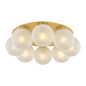 Vernazza Flush Mount 23.5" — a Corbett flush mount for hallways, bedrooms, and entryways at Laurie Yapp Home.