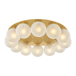 Vernazza Flush Mount 32" — a Corbett flush mount for hallways, bedrooms, and entryways at Laurie Yapp Home.