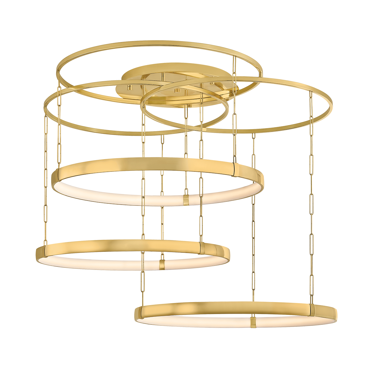 Chiasso Chandelier 55.5" — a Corbett chandelier for dining rooms, entries, and living rooms at Laurie Yapp Home.