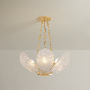 Galena Chandelier 24" shown from a second angle to highlight the frame, arms, and shade detail.