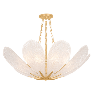 Galena Chandelier 34" — a Corbett chandelier for dining rooms, entries, and living rooms at Laurie Yapp Home.