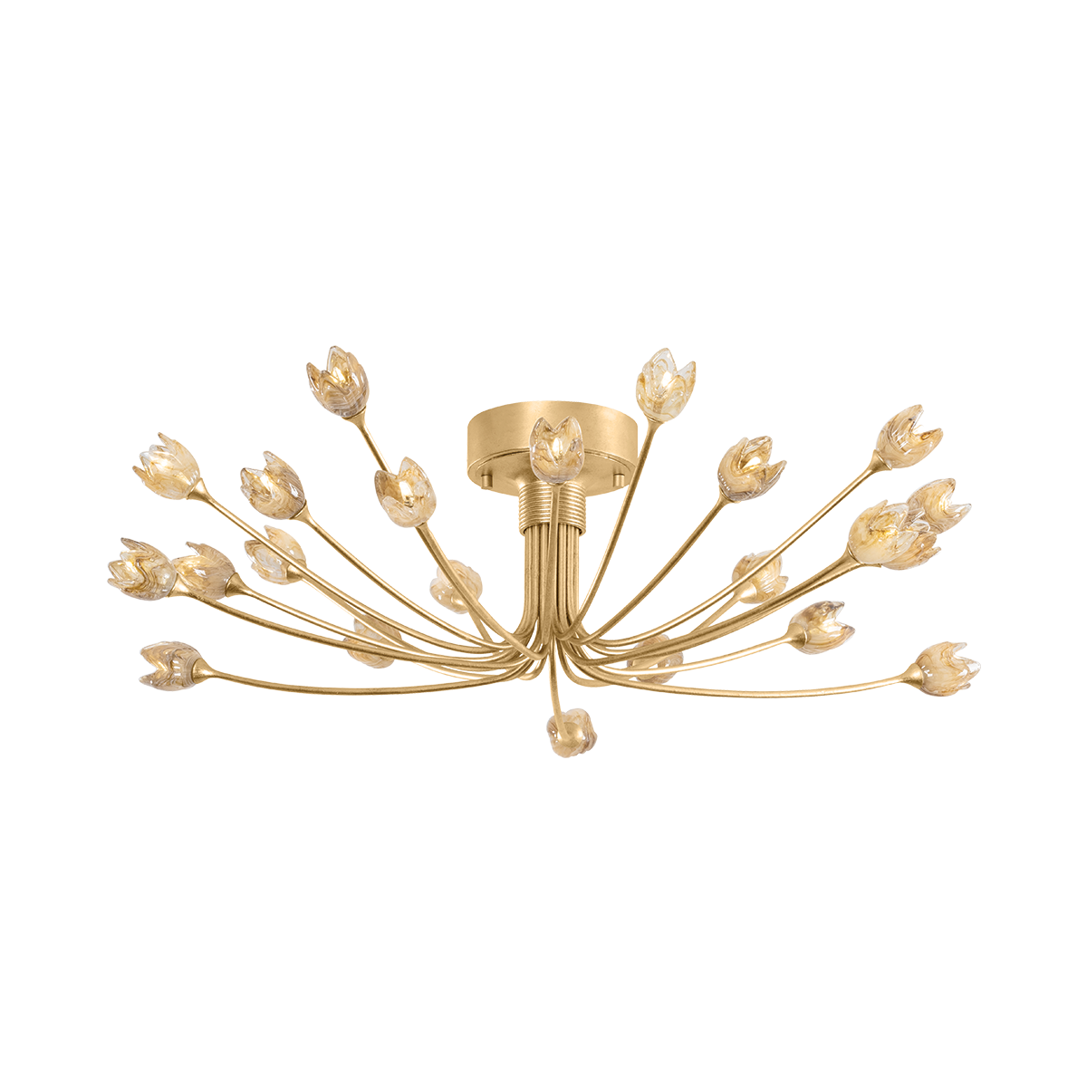 Falkirk Semi Flush 30" — a Hudson Valley close-to-ceiling for hallways, bedrooms, and entryways at Laurie Yapp Home.