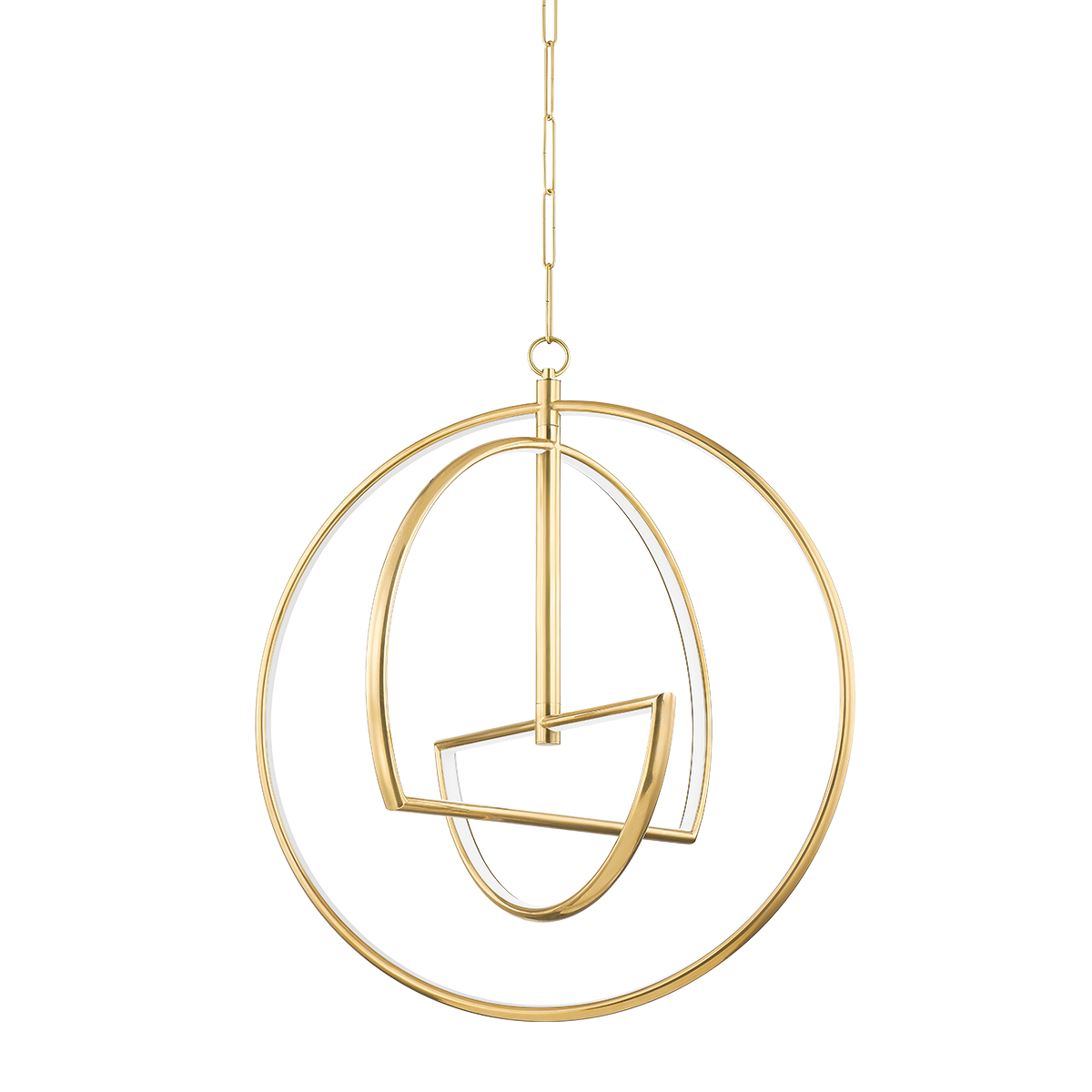 Welland Chandelier 28" in aged brass — a Hudson Valley chandelier for dining rooms, entries, and living rooms at Laurie Yapp Home.