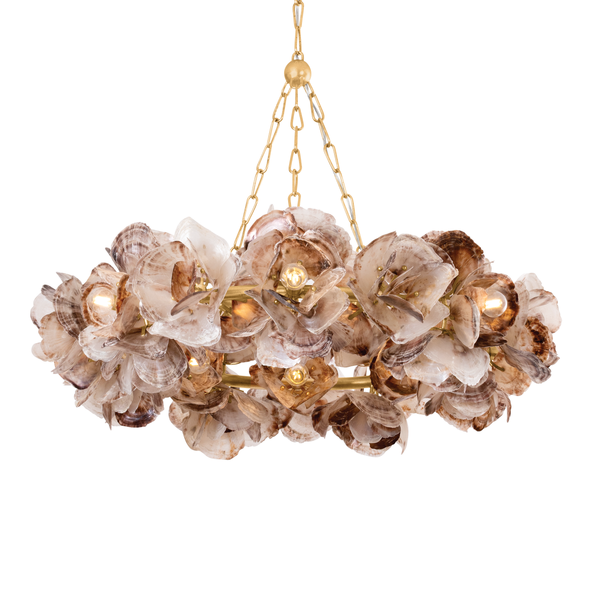 Galle Chandelier 40" — a Corbett chandelier for dining rooms, entries, and living rooms at Laurie Yapp Home.
