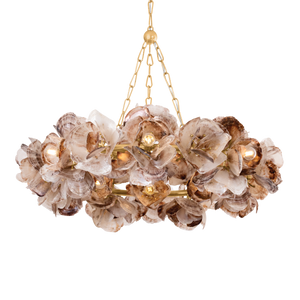 Galle Chandelier 40" — a Corbett chandelier for dining rooms, entries, and living rooms at Laurie Yapp Home.