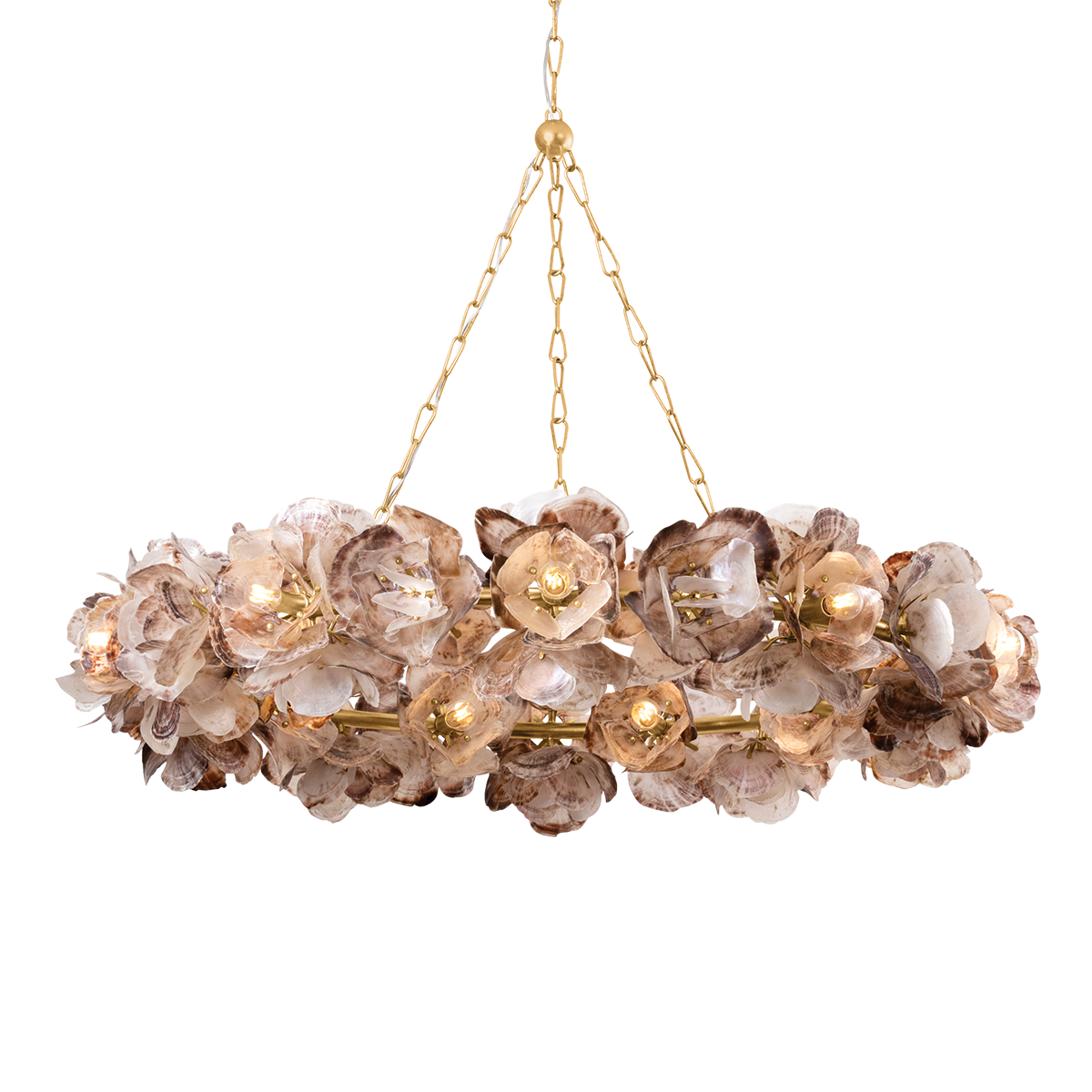 Galle Chandelier 54.25" — a Corbett chandelier for dining rooms, entries, and living rooms at Laurie Yapp Home.