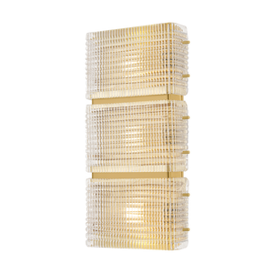 Mav Wall Sconce 8.5" x 16.75" — a Corbett wall sconce for bathrooms, hallways, and living rooms at Laurie Yapp Home.