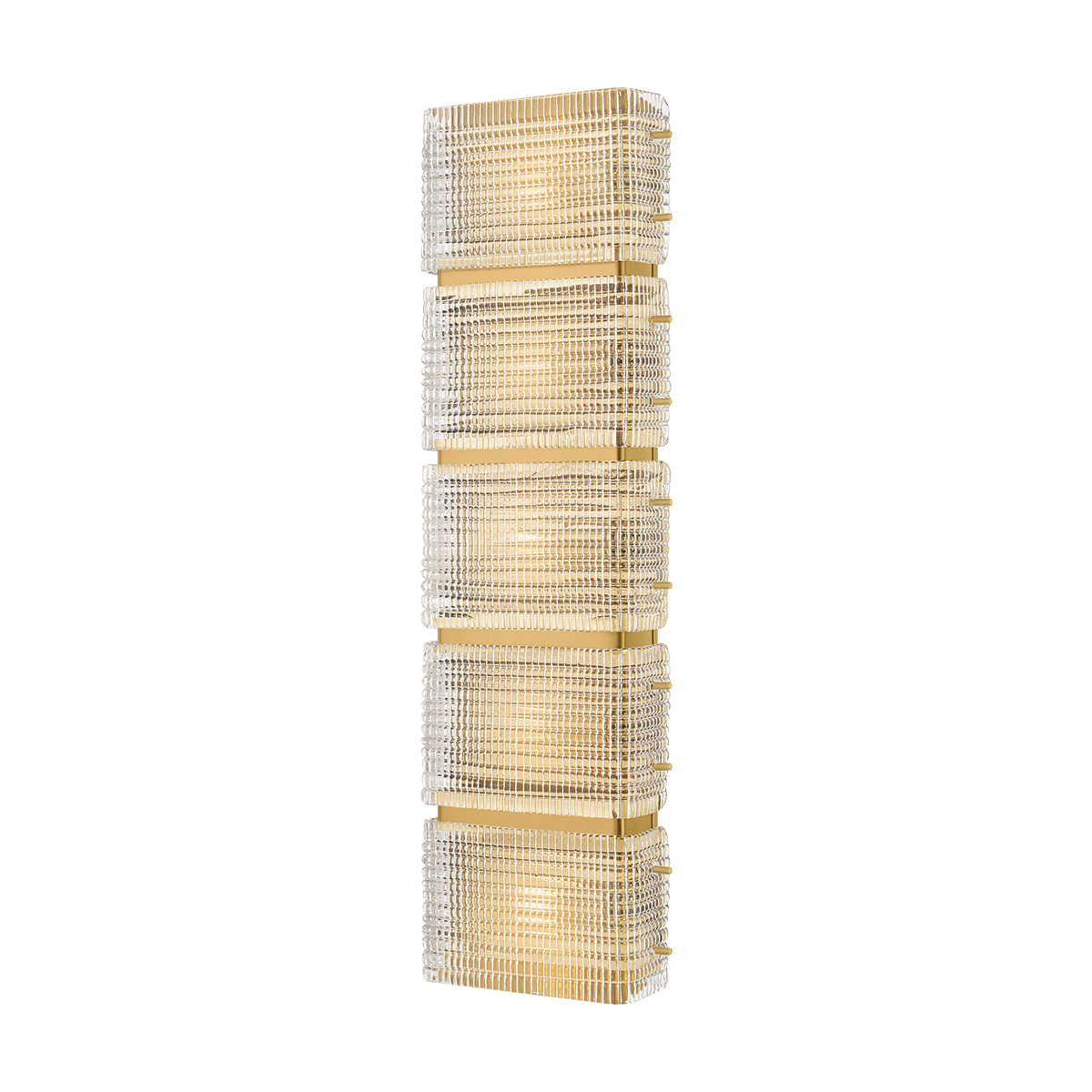 Mav Wall Sconce 8.5" x 28.25" — a Corbett wall sconce for bathrooms, hallways, and living rooms at Laurie Yapp Home.