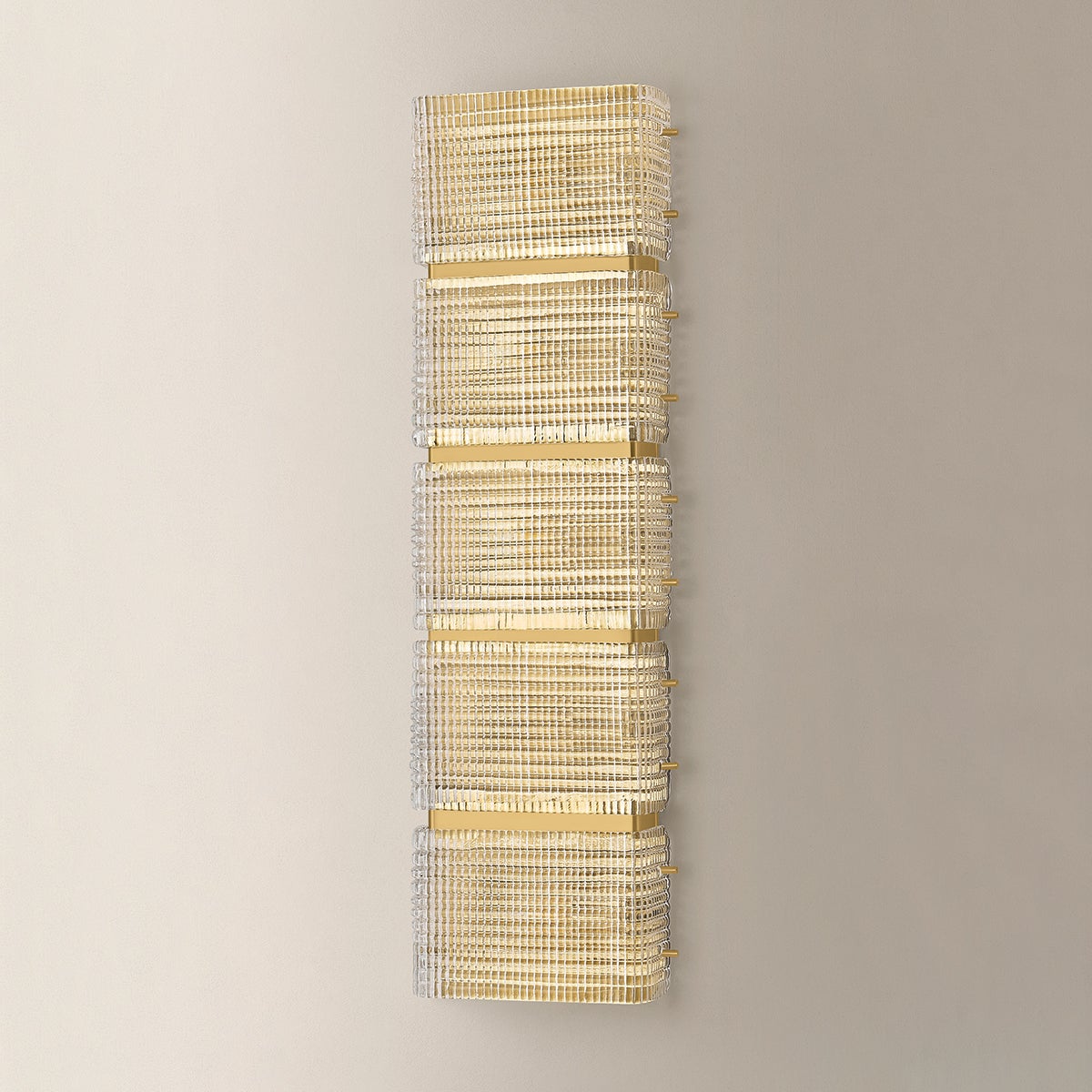 Mav Wall Sconce 8.5" x 28.25" shown from a second angle to highlight the arm curve and shade silhouette.