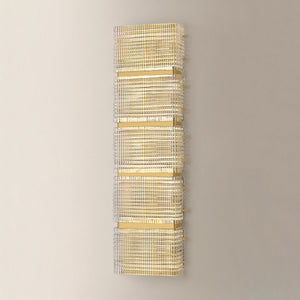 Mav Wall Sconce 8.5" x 28.25" shown from a second angle to highlight the arm curve and shade silhouette.