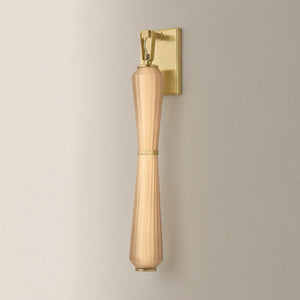 Zircon Bath And Vanity shown from the front to reveal the arm spread and shade silhouette.