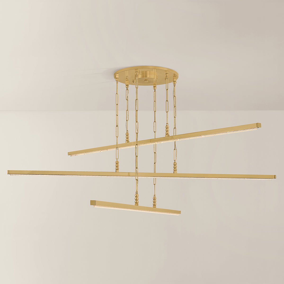Cortina Chandelier — a Corbett chandelier for dining rooms, entries, and living rooms at Laurie Yapp Home.