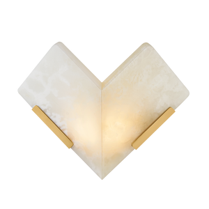 Geo Wall Sconce 13.25" — a Corbett wall sconce for bathrooms, hallways, and living rooms at Laurie Yapp Home.