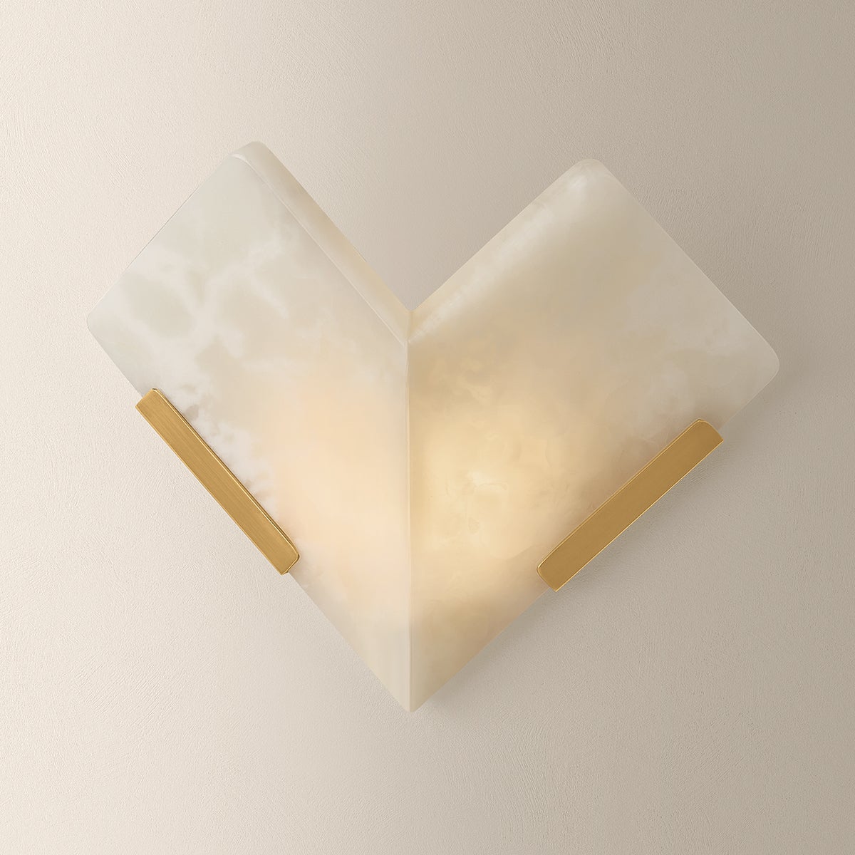 Geo Wall Sconce 13.25" shown from a second angle to highlight the arm curve and shade silhouette.