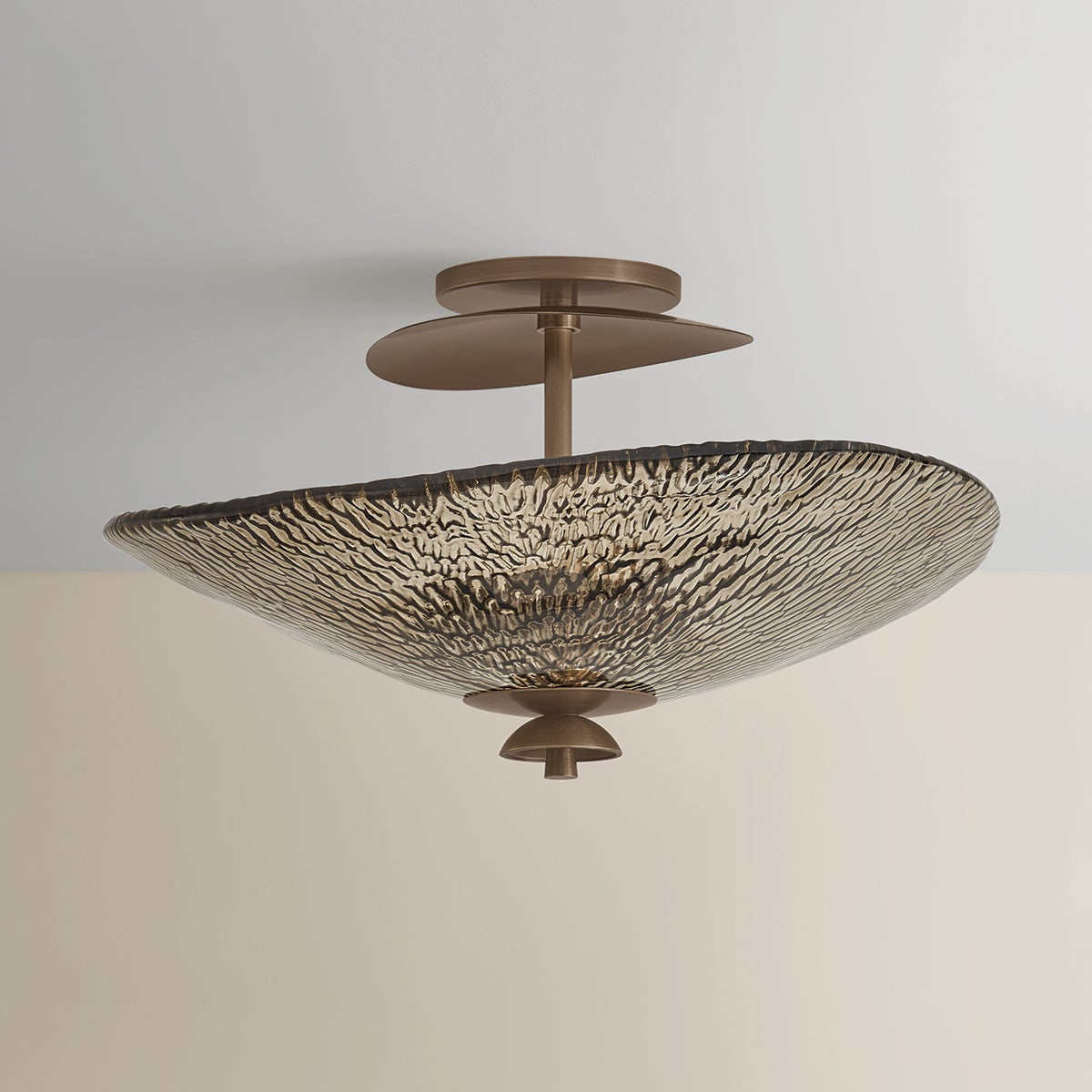 Alba Semi Flush 20" — a Corbett semi flush for hallways, bedrooms, and entryways at Laurie Yapp Home.