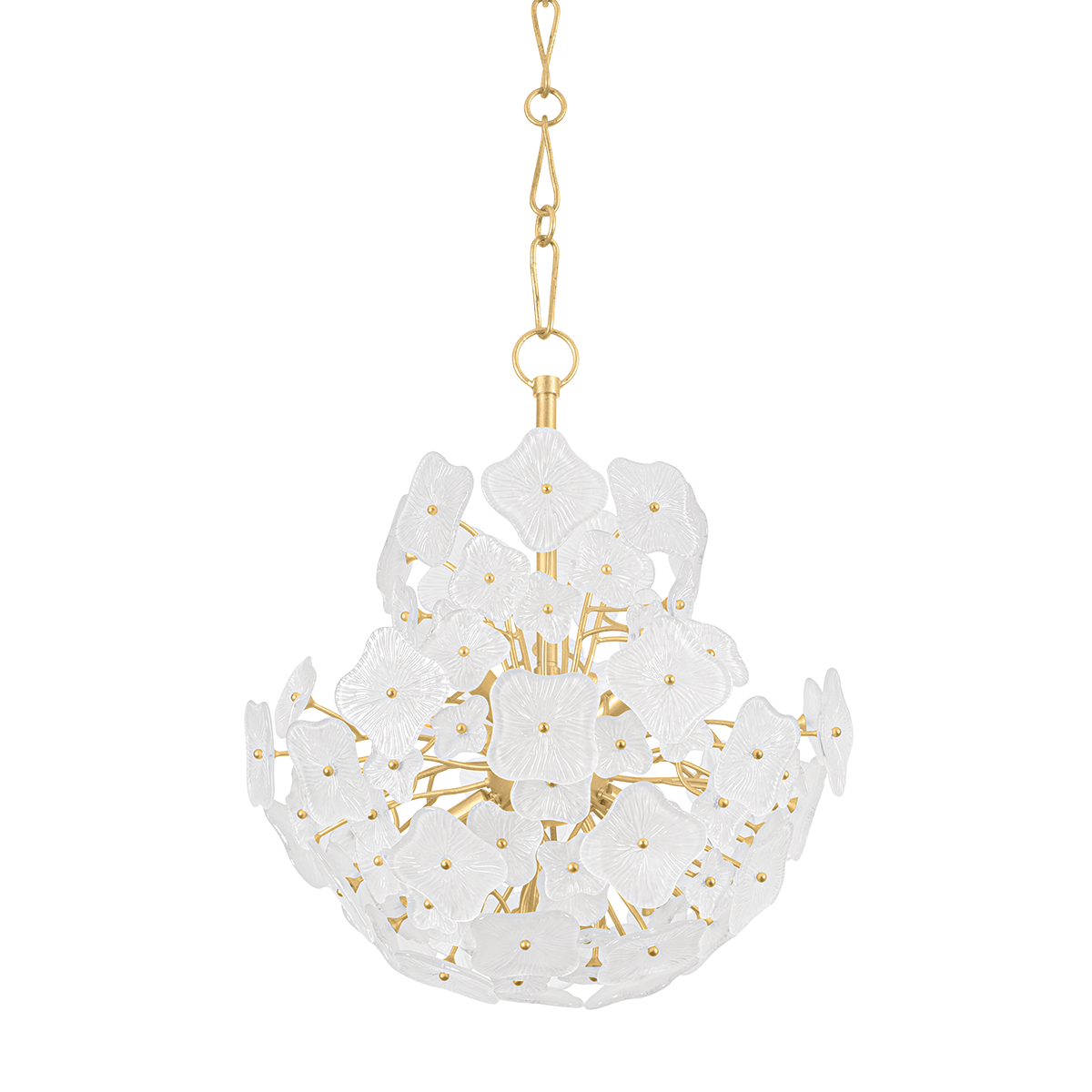 Barrytown Chandelier 24" — a Hudson Valley chandelier for dining rooms, entries, and living rooms at Laurie Yapp Home.