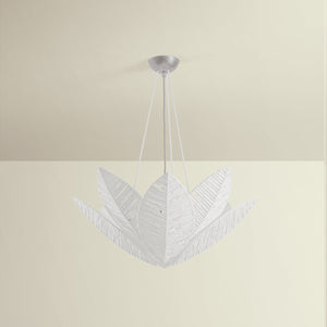 Azores Chandelier 28" shown from a second angle to highlight the frame, arms, and shade detail.