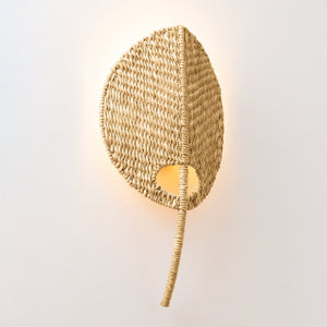 Close-up of the Haverstraw Wall Sconce showing the arm curve and shade silhouette.