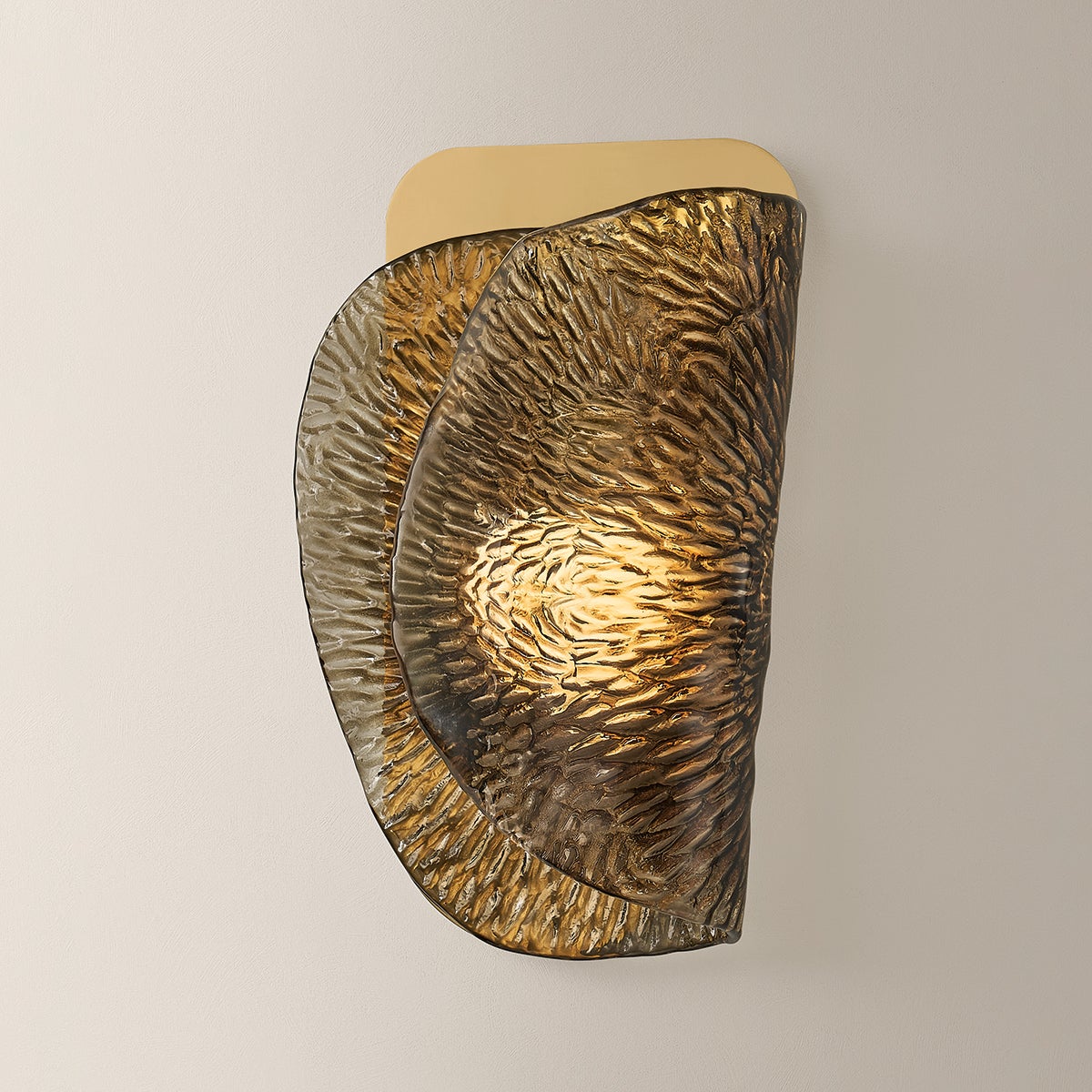 Klara Wall Sconce shown from a second angle to highlight the arm curve and shade silhouette.