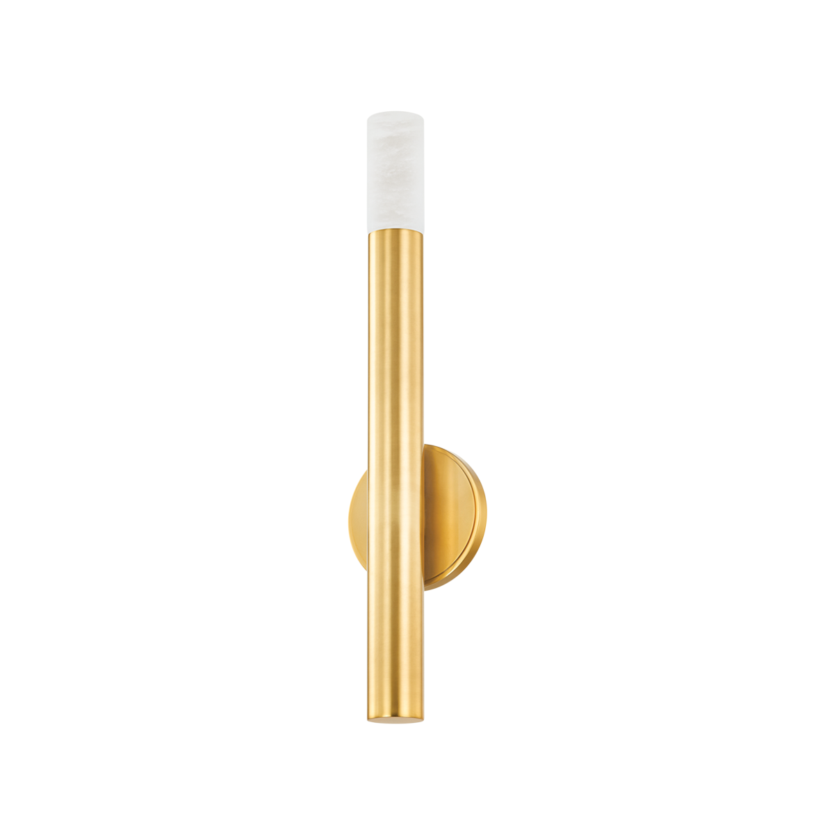 Pali Wall Sconce in aged brass — a Hudson Valley wall sconce for bathrooms, hallways, and living rooms at Laurie Yapp Home.
