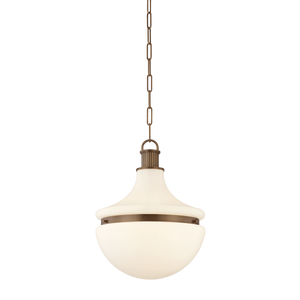 Barryville Pendant 15.75" — a Hudson Valley pendant for kitchens, entries, and dining rooms at Laurie Yapp Home.