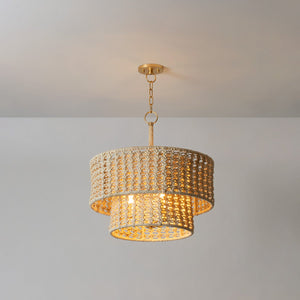Yorkhill Pendant 22" shown from a second angle to highlight the shade shape and metal detail.