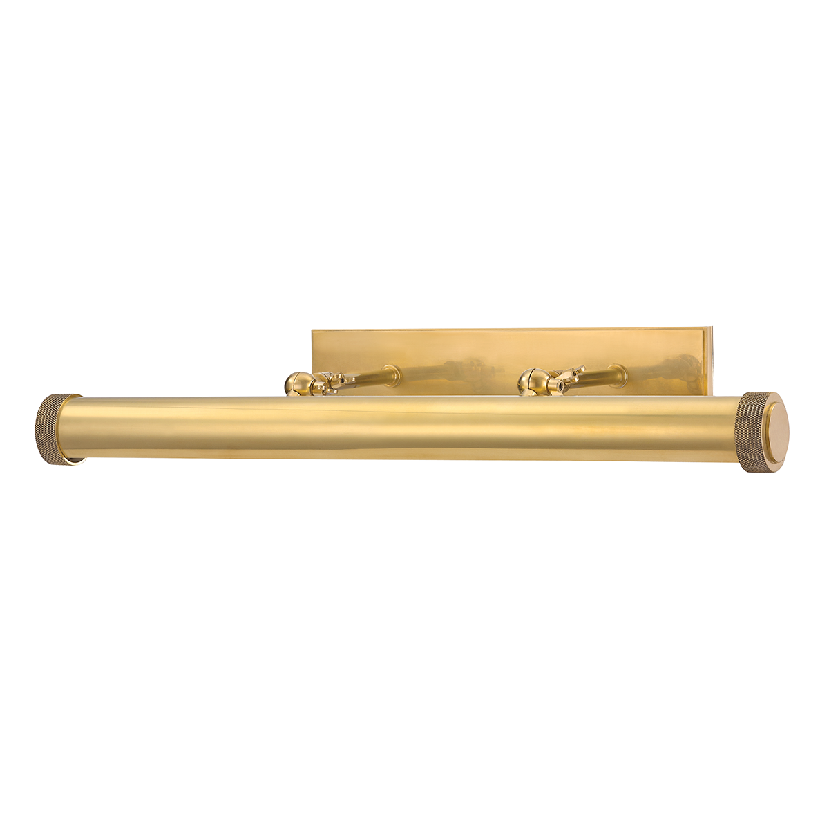 Ridgewood Picture Light 24.5" in aged brass — a Hudson Valley picture light for gallery walls and reading nooks at Laurie Yapp Home.