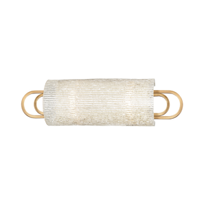 Buckley Bath And Vanity 18" in aged brass — a Hudson Valley bath and vanity for bathrooms and powder rooms at Laurie Yapp Home.