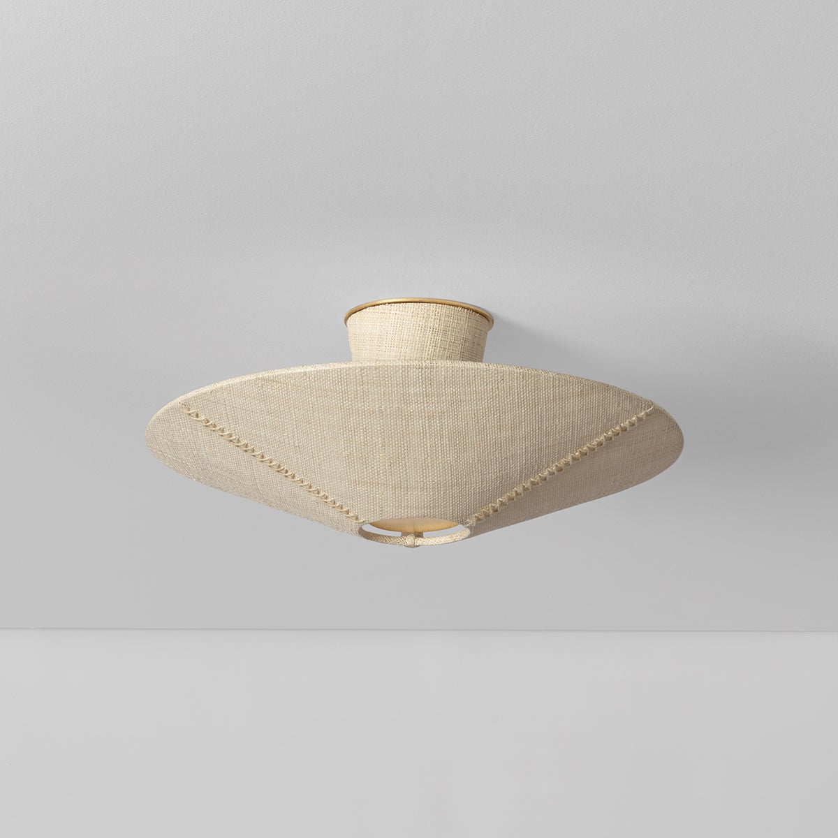 Salisbury Mills Semi Flush — a Hudson Valley semi flush for hallways, bedrooms, and entryways at Laurie Yapp Home.