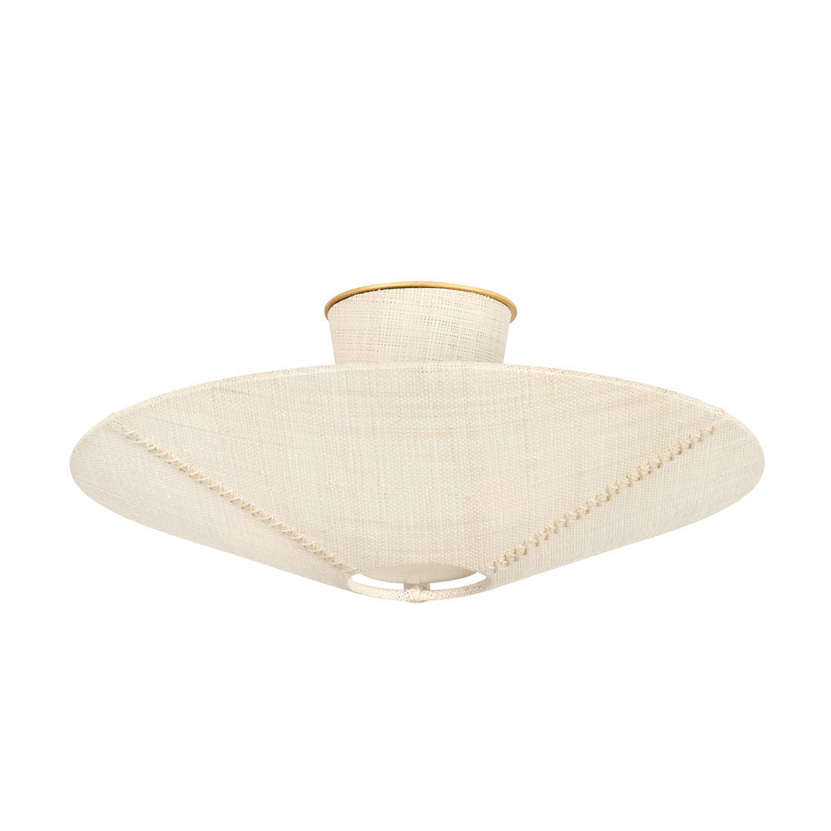Salisbury Mills Semi Flush — a Hudson Valley semi flush for hallways, bedrooms, and entryways at Laurie Yapp Home.